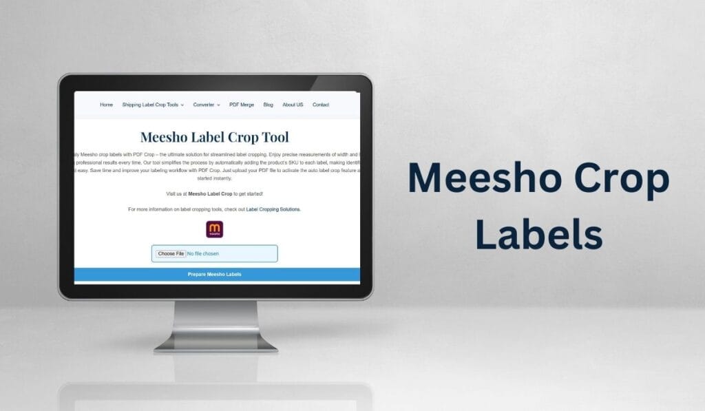 PDF Editor, Meesho crop label, Flipkart label crop, and PDF crop – A Comprehensive Tool to Crop PDFs 3 Meesho Crop Labels