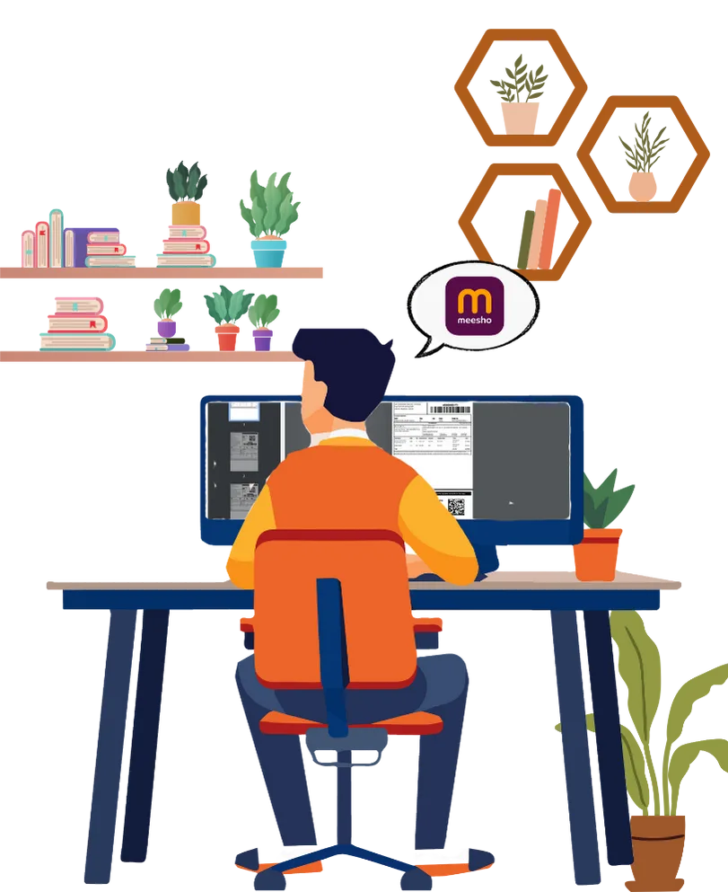 One-Click eCommerce PDF Crop Tool & Shipping Label Crop Meesho or Flipkart 2 meesho shipping label crop, Meesho Label Crop